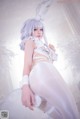 G44不会受伤 Cosplay 碧蓝航线 恶毒皮肤 懒懒的白兔